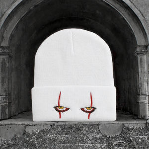 หมวกไหมพรมมีฮู้ดแบบพับปิดได้โลโก้ตามสั่งสำหรับเด็กทารกหมวกแบบลำลองถักกลางแจ้งสำหรับฤดูหนาว - Product Image 2