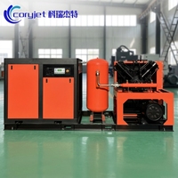 Compresseur d'air portable à moteur, direct usine, 10,0 m/min, grande cylindrée, sortie stable, utilisation facile, pour le soufflage
