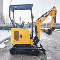 Nouveau prix Kv12c 1 tonne 1,1 tonne Mini-excavatrice la plus petite Mini-pelle chinoise