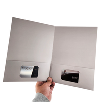 Organizador de archivos minimalista japonés con logotipo personalizado, carpeta de papel A4 reciclada ecológica