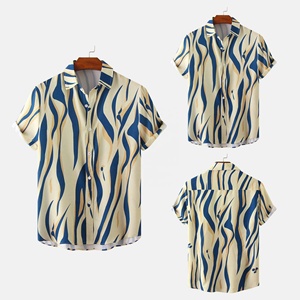 Chemises manches courtes pour hommes, grande taille, EBay Wish New <span class=keywords><strong>2023</strong></span> Offre Spéciale, plage décontractée, imprimé Floral, chemises pour hommes hawaïishirt - Product Image 2