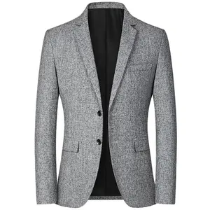 Brand Blazers Men Jackets Casual Coats Handsome Masculino Business Suits Striped Men's Blazers Tops Hombre Wedding Suit Jacket