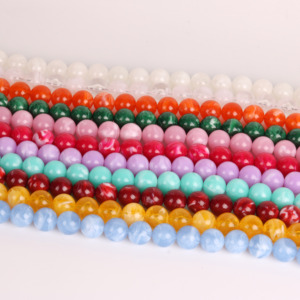 Nuovo Design <span class=keywords><strong>Collana</strong></span> di Perline Colorate in <span class=keywords><strong>Resina</strong></span> da 20mm per Donna, Vendita all'Ingrosso - Product Image 5