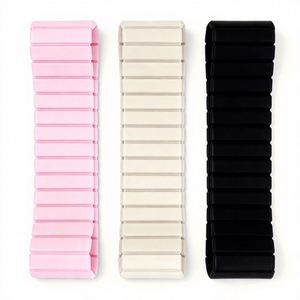 Silicone <b>Weighted</b> Wrist Ankle Bracelet Pink Beige Black Non-Slip Home Fitness Exercise Unisex - Product Image 1