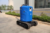 Plateforme élévatrice électrique sur chenilles en acier Berui AMWP9C-7100, hauteur maximale de la plateforme 7 m, capacité de montée de 20 %, tâches de travail sur terrains complexes