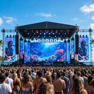 Écran LED P2.604 3840Hz à fréquence de rafraîchissement élevée pour scène, avec maintenance avant et arrière, idéal pour la location de scènes, les événements et les projets de festivals de musique - Product Image 1