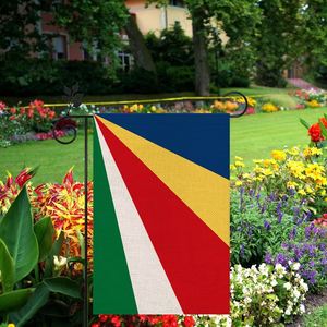 Drapeau des <span class=keywords><strong>Seychelles</strong></span>, extérieur, en lin de haute qualité, 12*18 pouces, plus de styles pour vous de choisir - Product Image 3