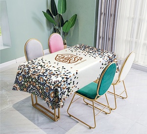 พิมพ์ผ้าปูโต๊ะ <span class=keywords><strong>Eid</strong></span> และรอมฎอนตกแต่ง Mubarak อาหารผ้าปูโต๊ะอิสลาม Ramadan Place Custom Decor ตาราง - Product Image 5
