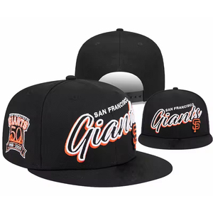 Wholesale Custom Logo 100% Polyester Baseball <b>Caps</b> Trendy <b>Flat</b> Brim Plain Snapback <b>Cap</b> for <b>Men</b> & Women - Product Image 1