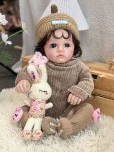Muñeca <span class=keywords><strong>Reborn</strong></span> de Algodón Indio Miniatura de Navidad, Estilo Good Guy, con Cochecito de Bebé, Personalizada, de Felpa, Realista, Tipo Blythe - Product Image 6