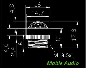 Mable Audio MAPA0006 - Luz Piloto de Audio, Cabeza de Joya para Amplificador de Tubos Tweed 5e3, Piezas de Repuesto - Product Image 5