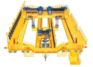 Четырехбалочный металлургический мостовой кран YZS для литейного производства максимальной грузоподъемностью 320/80 тонн, работоспособность A7 для продажи