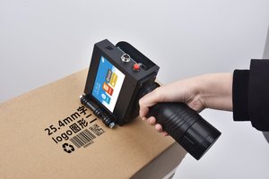 Marcador de impresora de inyección de tinta de mano semiautomático con cabezal de impresión XP600 para cuero/Flex/Egg/Tube-Código de fecha/Texto/Logotipos/Símbolos - Product Image 6