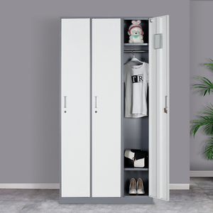 Casillero de acero de 3 puertas de estilo moderno, gimnasio, taller, hogar, oficina, Hotel, Hospital, oficina, Metal duradero - Product Image 1