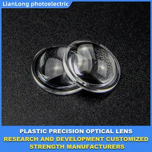 LIANLONGプラスチックレンズPMMA光学材料フォーカシング平凸レンズLED照明プラスチック平凸レンズ