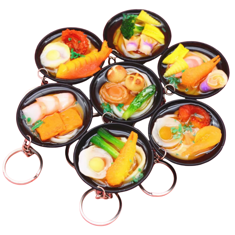 Best Selling Japanese Food Keychains Creative and Kawaii souvenirs