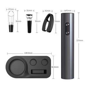 Ensemble d'ouvre-bouteille électrique premium 5 en 1 avec base rechargeable, ouvre-bouteille automatique pour vin - Product Image 6