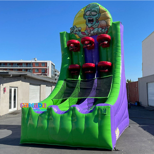 Nhịp độ nhanh cạnh tranh chụp Sao đội xây dựng Inflatable lễ hội trò chơi bán Zombie Inflatable bóng rổ Hoop trò chơi moq 1 - Product Image 1