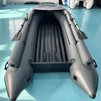 Bateau pneumatique à moteur jet de 3,8 m, capacité 6 personnes, haute vitesse pour divertissement extérieur, fournisseur en gros de Chine