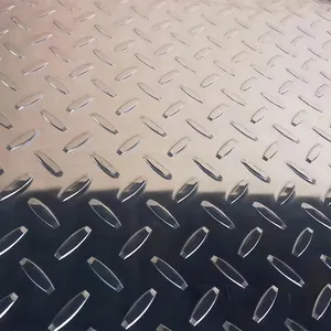 Trailer Floors Pebble Food And Beverage 1/16" Thick Diamond Anodizing Tread Embossed Aluminum Plate