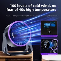 Ventilateur de table compact mural F5, silencieux, rechargeable, ultra-longue durée de vie de la batterie, en plastique ABS, pour cuisines, toilettes, salles de bain