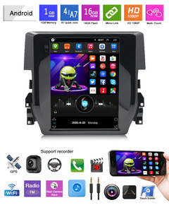 <span class=keywords><strong>2016</strong></span> + per Honda Civic navigatore GPS Auto Multimedia Radio Auto unità testa cruscotto montato tipo Tesla stile compatibile Android Ca - Product Image 3