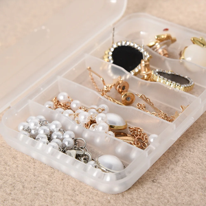 Boîte de rangement portable en plastique transparente pour bijoux, perles, outils de pêche, accessoires pour bouchons d'oreilles, outils électriques - Product Image 3