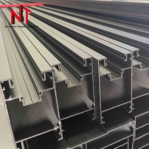 OEM tùy chỉnh khung nhôm cửa sổ & cửa hồ sơ ISO14001 & ISO9001 nhà máy nhà sản xuất Trung Quốc tùy chỉnh cắt dịch vụ chế biến - Product Image 3