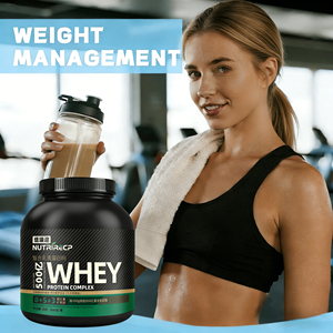 Poudre de protéines de lactosérum de qualité alimentaire au goût chocolat pour la prise de masse et la remise en forme - Product Image 2