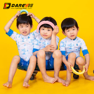 Ropa de <span class=keywords><strong>ciclismo</strong></span> para niños de primavera y verano, Camiseta corta transpirable para niños, traje deportivo - Product Image 2