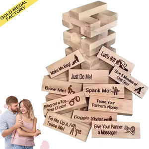 Jeu de Blocs Coquins pour Couples – Jeu de Tour de la Luxure pour Soirées Adultes Sexy, Cadeau de Saint-Valentin - Product Image 1