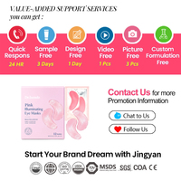 OEM/ODM Vegan Hydrogel Oogmaskers Roze 12 Paar Hydraterende Oogpatches voor Dagelijkse Oogverzorging