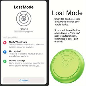 Mfi sertifikalı Mini akıllı etiket küresel konumlandırma bulucu anahtar bulucu Gps takip Anti kayıp su geçirmez cihaz evcil hayvan takip cihazı IOS için - Product Image 5