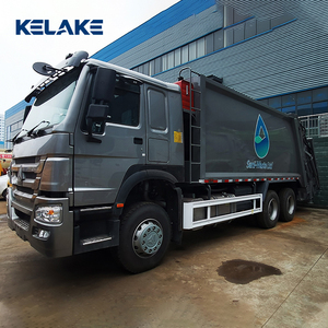 Camion compacteur de déchets HOWO 5,5 tonnes 6x2, moteur diesel manuel avec pompe et moteur - Product Image 2