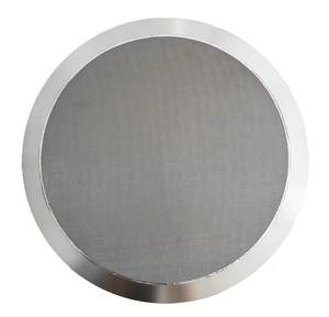 Disco de malla de filtro superdenso personalizado de acero inoxidable 304/316L, disco de borde trenzado perforado con borde de filtro personalizado - Product Image 4