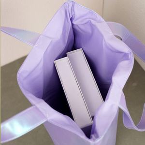 Waterproof PU Women Shopping <b>Tote</b> <b>Bag</b> Purple PU <b>Travel</b> Beach <b>Bag</b> Large Capacity Women Shoulder Hand <b>Bag</b> with Printed Logo - Product Image 5