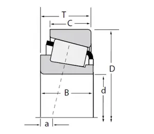 Taper Roller Bearing Axial Bearing T3DD080 30217 3311 T4DC090 33019 32218 33021 33122 33220