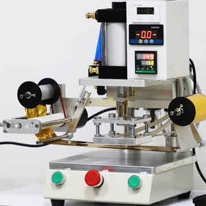 <b>Leather</b> Embossed Wood Brand Logo Hot Stamping Machine Customized Hot Pressing Small Pneumatic Hot Stamping Machine - Product Image 3