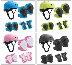Kit de <span class=keywords><strong>protection</strong></span> pour vélo enfant garçon fille, équipement de <span class=keywords><strong>protection</strong></span> pour <span class=keywords><strong>roller</strong></span>, ensemble de protections pour genoux, coudes et casque pour enfants - Product Image 6