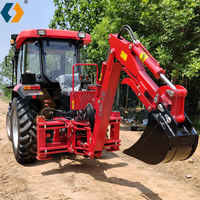 Pelles Rétrocaveuses Compactes Remorquables pour Tracteurs Lovol YTO Dongfeng Utilisées en Australie/Malaisie/Thaïlande/Canada/USA/Colombie/Uruguay