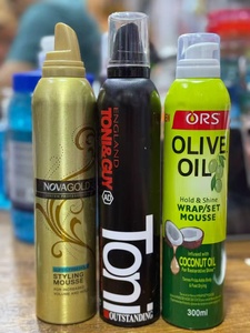 Espuma Fijadora de Cera Portátil Personalizada de Larga Duración (48 Horas) con Aceite de Oliva, Producto de Peinado de Secado Rápido - Product Image 2