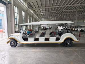 Customerized Electric Classic Car 8 Seater Vintage Cart Sightseeing Bus Three Rows Seats 11+3 Seats 14 <b>Passengers</b> AC Motor 72V - Product Image 6