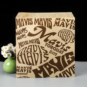 Custom High Quality Brown Kraft Paper Biodegradable Stand-Up Bags Transparent Windows Flexo Printing Zipper Top Custom Logo - Product Image 4