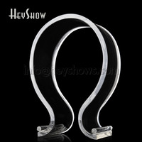 Présentoir de casque en acrylique transparent support d'affichage d'écouteur universel avec support de casque pour tous les modèles de téléphone