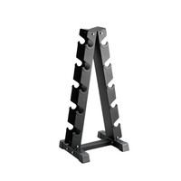 Support pliable en métal pour haltères, étagère de rangement pour salle de sport, équipement de fitness commercial transfrontalier pour la maison, support en A à 5 niveaux, multi-usages