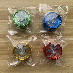 Jouets de combat classiques pour enfants, <span class=keywords><strong>yoyo</strong></span> magique en métal allié avec logo personnalisé, design coloré en plastique, lumière LED clignotante, bille à roulement, nouveau - Product Image 6