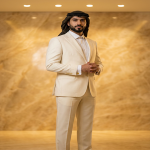 Costume d'affaires 5 pièces sans plis pour <span class=keywords><strong>homme</strong></span>, coupe ajustée, <span class=keywords><strong>tenue</strong></span> professionnelle complète pour les voyages - Product Image 5