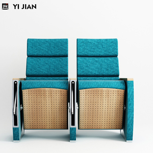 Nuevo estilo, muebles de Teatro de auditorio de tela ecológicos, asientos de silla de audiencia cómodos para uso escolar y hotelero - Product Image 3