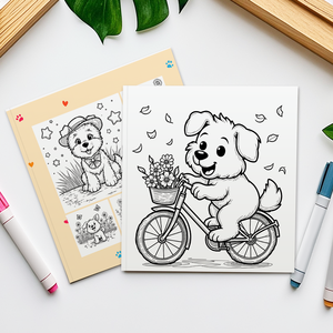 Cucciolo serie morbidi carini libri <span class=keywords><strong>da</strong></span> <span class=keywords><strong>colorare</strong></span> per il relax e lo Stress divertente stampa di carta e cartone - Product Image 3