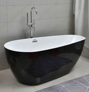 <span class=keywords><strong>Bañera</strong></span> acrílica independiente de 56 pulgadas, <span class=keywords><strong>bañera</strong></span> ovalada de tamaño estándar UPC, color negro, de <span class=keywords><strong>segunda</strong></span> <span class=keywords><strong>mano</strong></span> - Product Image 5